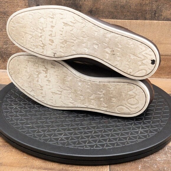 PAUL SMITH JEANS MENS CHUKKA BOOTS BROWN LEATHER LACE UP BUSINESS CASUAL SIZE 11 - Picture 4 of 9